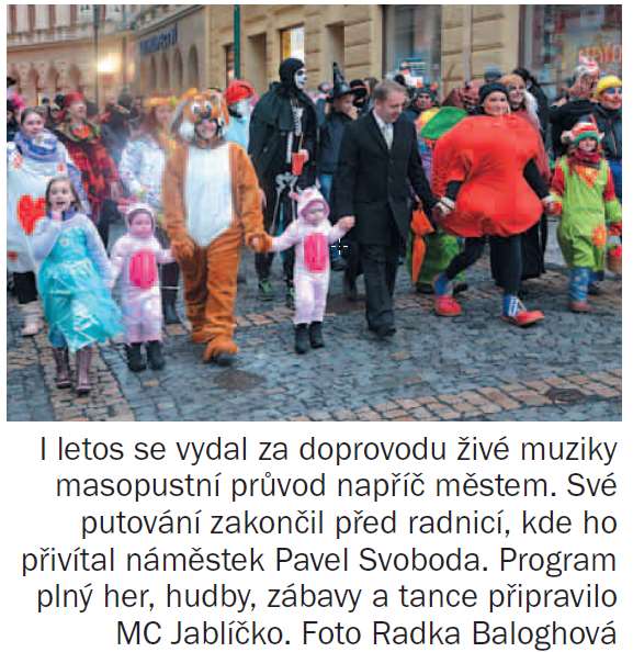 Masopustní průvod (foto Radka Baloghová)