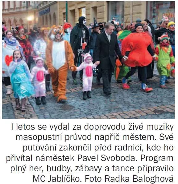 Masopustní průvod (foto Radka Baloghová)