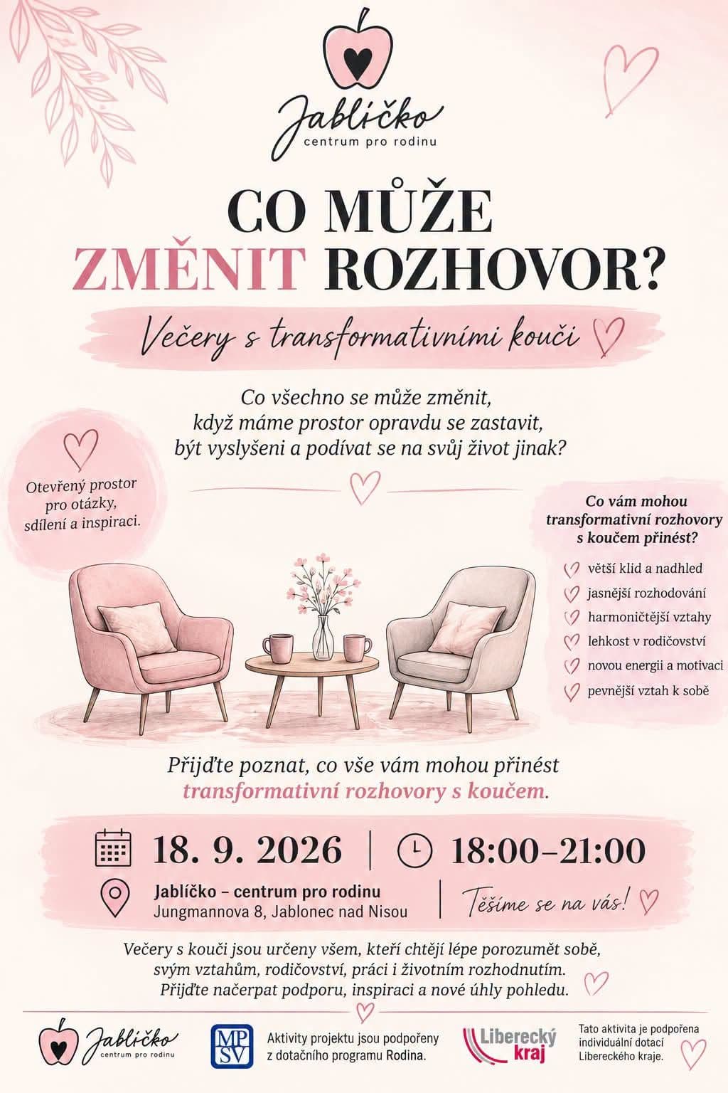 Leták — Co může změnit rozhovor?